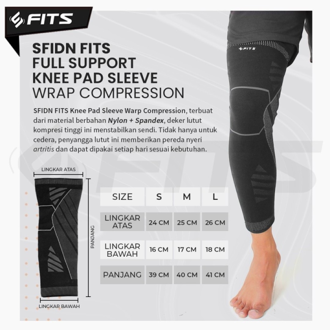 Sfidn Fits Fits Full Support Knee Pad Sleeve Wrap Compression