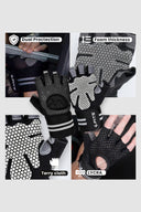 FITS Microfiber Long Strap Fitness Gloves